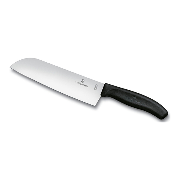 Кухонний ніж Victorinox SwissClassic Santoku 170 мм Чорний (6.8503.17)