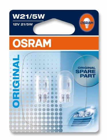 Автолампа ук. OSRAM 7515-02B W21/5W 12V W3x16q 10X2 Blister