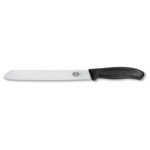 Кухонний ніж Victorinox SwissClassic для хліба 210 мм Чорний (6.8633.21)