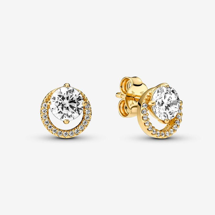 Сережки No Brand Блискуче коло 261248C01 (2506411209)
