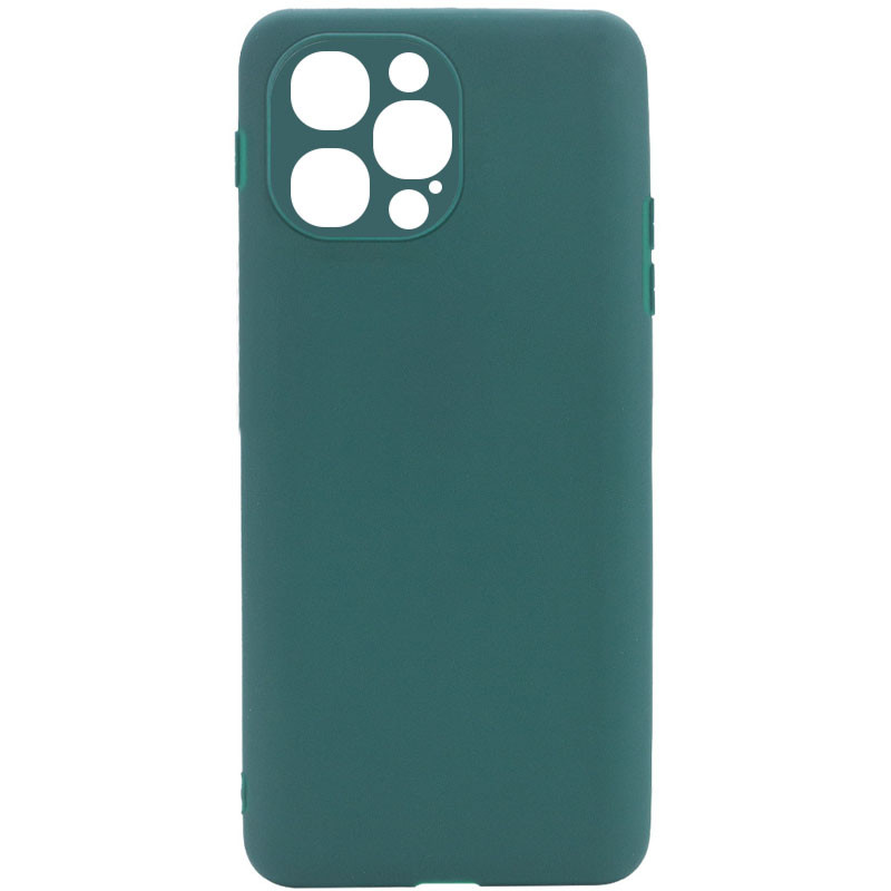 Силиконовый Чехол Candy Full Camera для Apple iPhone 12 Pro Max (6.7) (Зеленый / Forest green) 1130572