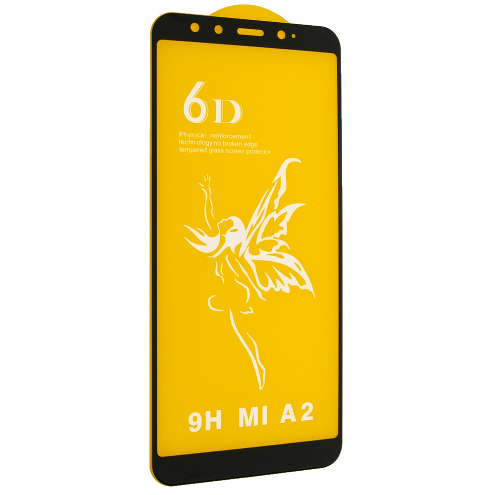 Захисне скло Mirror 6D Glass 9H для Xiaomi Mi A2 Чорний