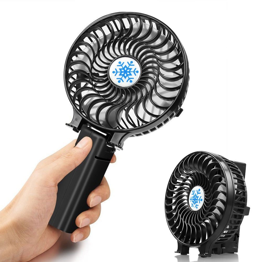 Портативный настольный вентилятор Handy Mini Fan Черный