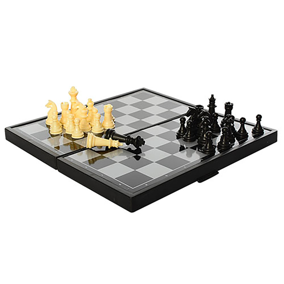 Шахи магнітні Bambi 2029 3 в 1 Шахи шашки нарди