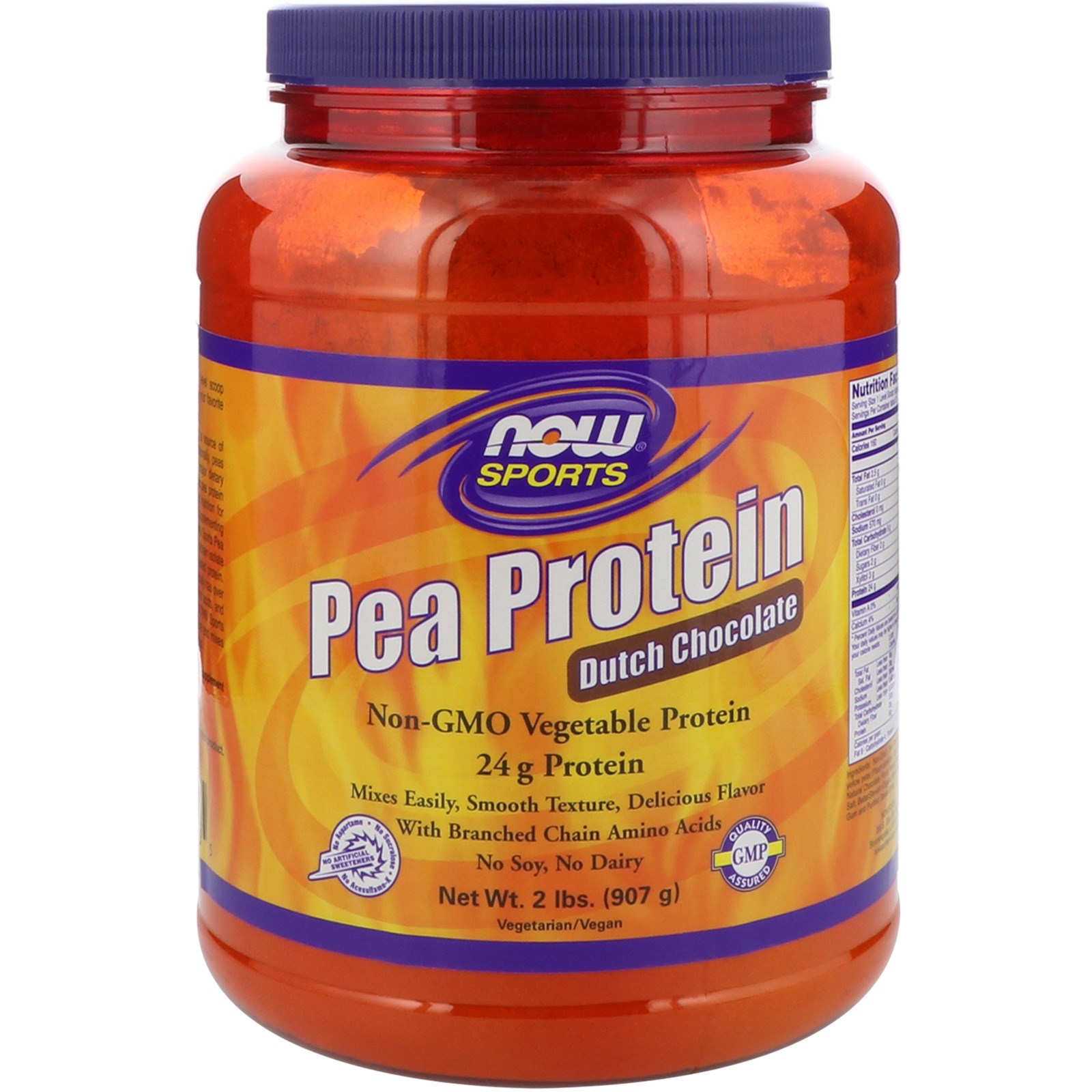 Гороховий протеїн Now Foods 2 фунти 907 г (NF2133)