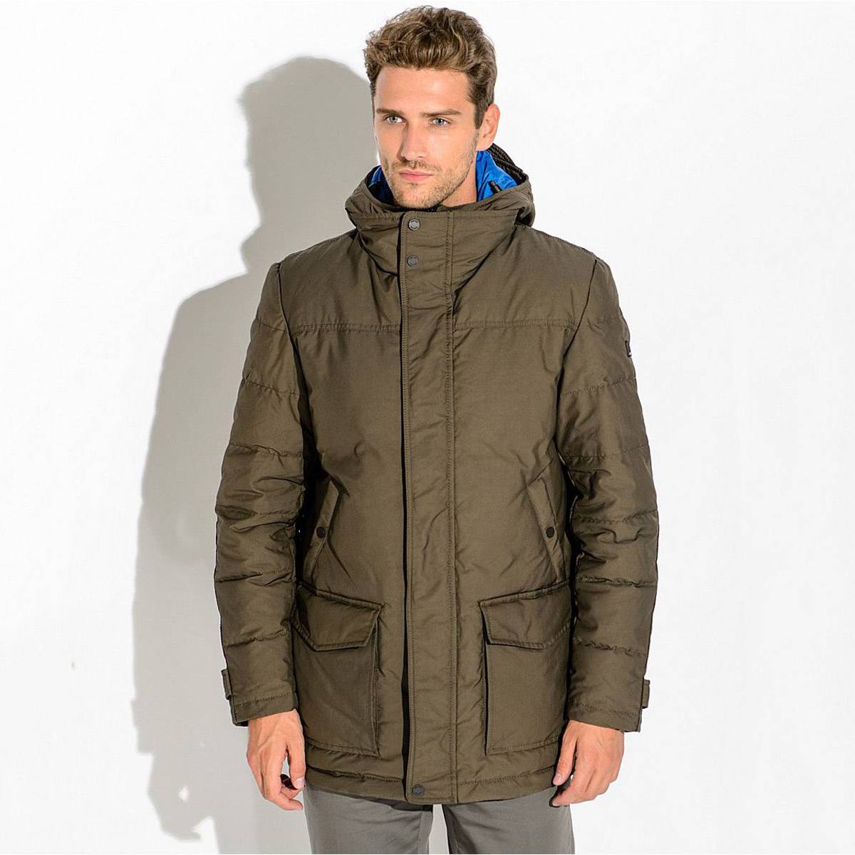 Куртка чоловіча Geox M4425F DARK MILITARY 52 Коричневий (M4425FDKMI)