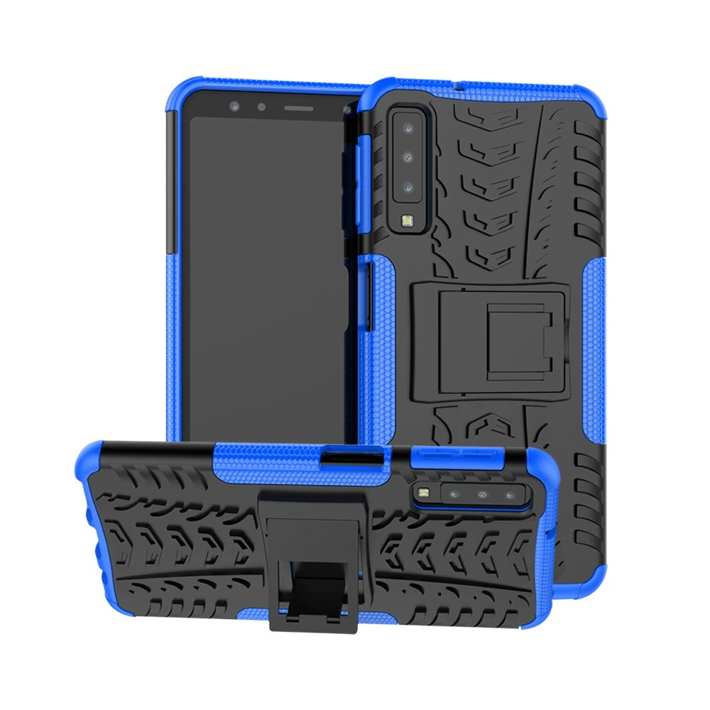 Чохол Armor Case для Samsung A750 Galaxy A7 2018 Синій (hub_Xuvg44574)