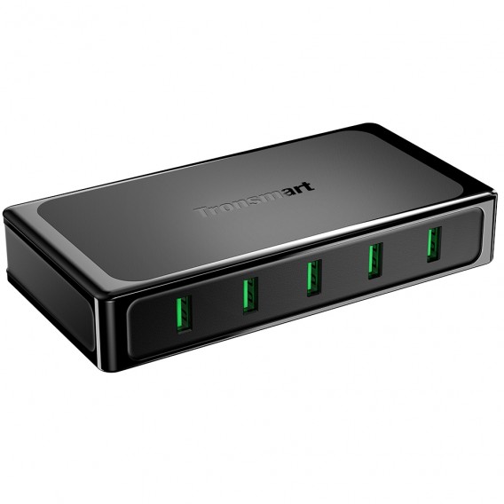 Зарядний пристрій-хаб Tronsmart U5TF Titan Plus 90W Black (4cs_0072)