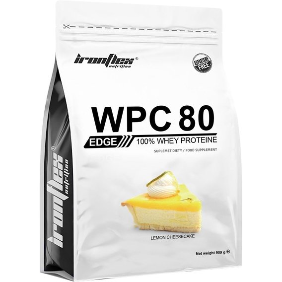 Протеин IronFlex WPC 80eu EDGE 900 g /30 servings/ Lemon Cheesecake