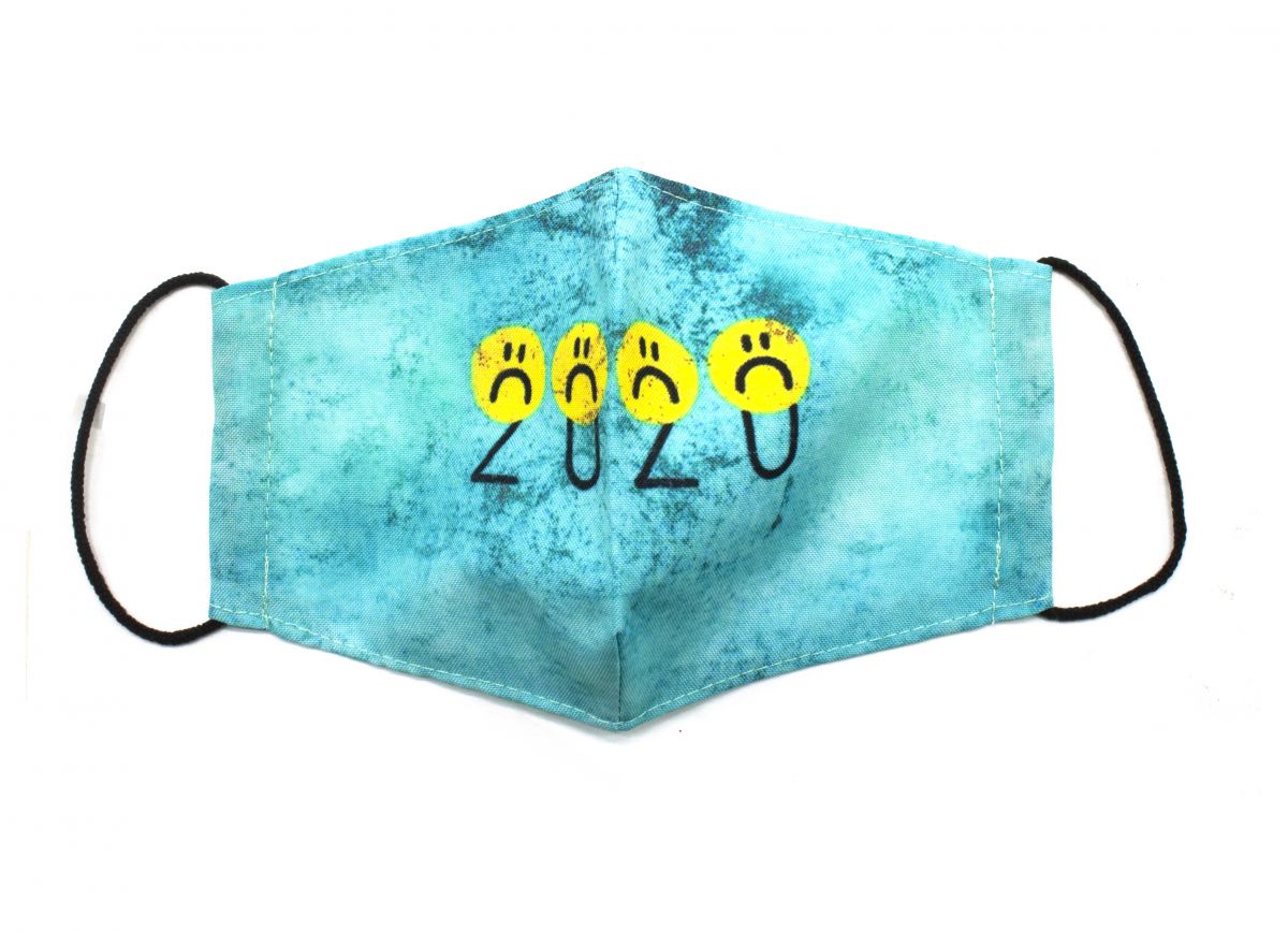Багаторазова 4-х шарова захисна маска Смайл 2020 розмір 4 MiC (mask4NEW)