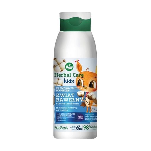 Дитяча кремова емульсія для купання Farmona Herbal Care 400 мл