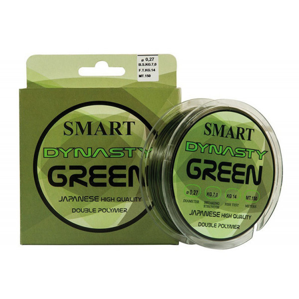 Леска Smart Dynasty Green 150m 0.27mm (1013-1300.30.49)
