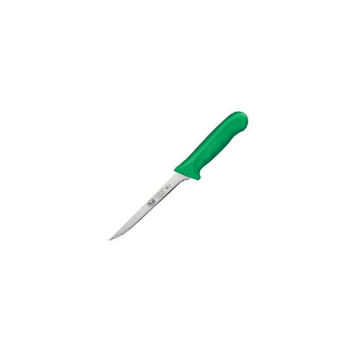 Ніж обвалочний WINCO STAL пластикова ручка Зелений 15 см (04258)