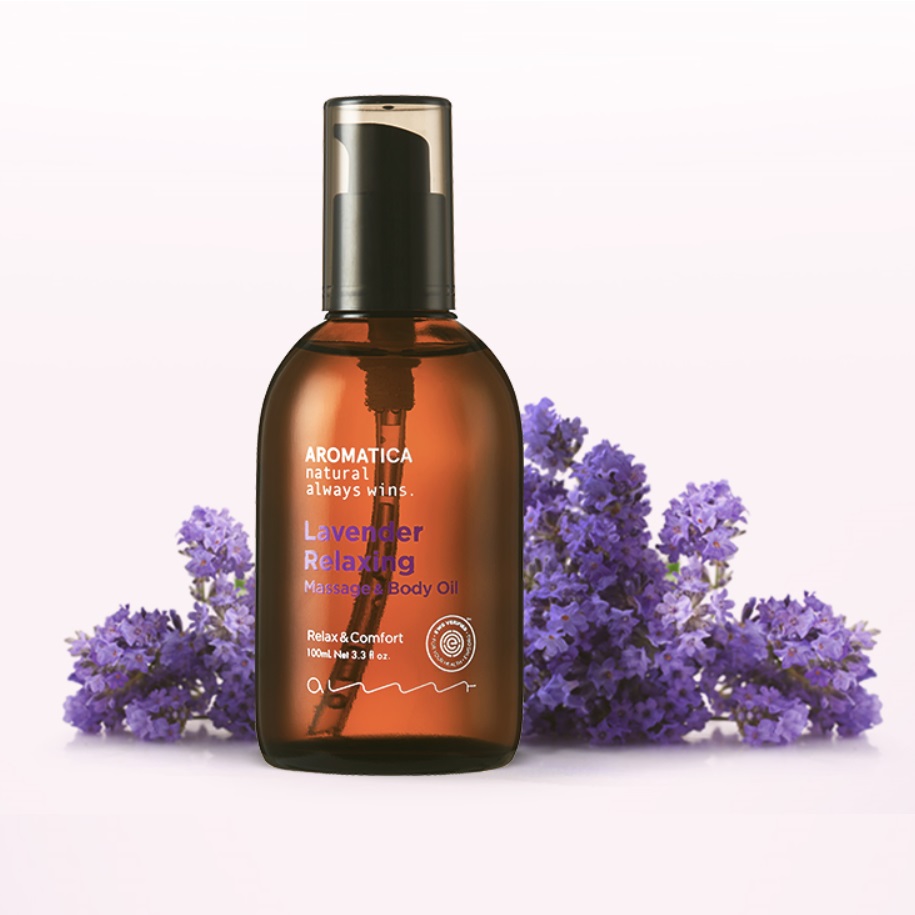 Масажна олія AROMATICA Lavender Relaxing Massage Body Oil (EE00037)