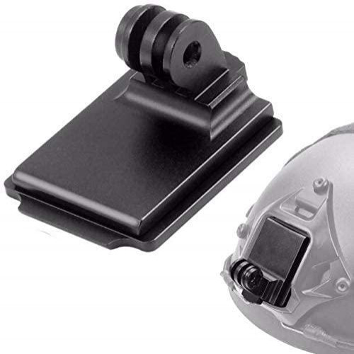 Кріплення на тактичний шолом No Brand NVG стандарту для GoPro з алюмінієвим гвинтом покращене 46х41.5 мм Чорне