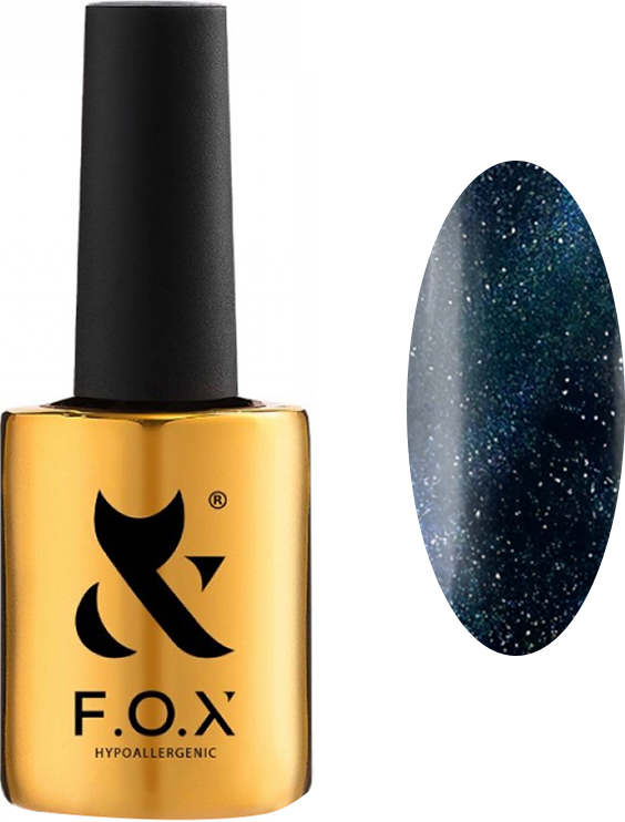 Гель-лак F.O.X. Cat Eye Galaxy 003 Синий 7 мл (60422)