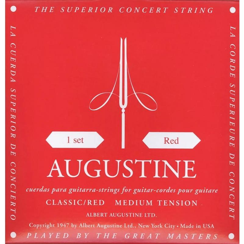 Струни для класичної гітари Augustine Classic/Red Label Classical Guitar Strings Medium Tension