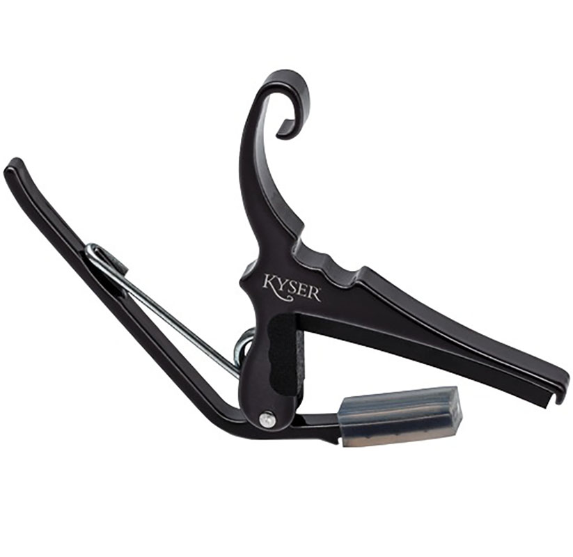 Каподастр Kyser KG6BCA Quick-Change Acoustic Guitar Capo Black Chrome