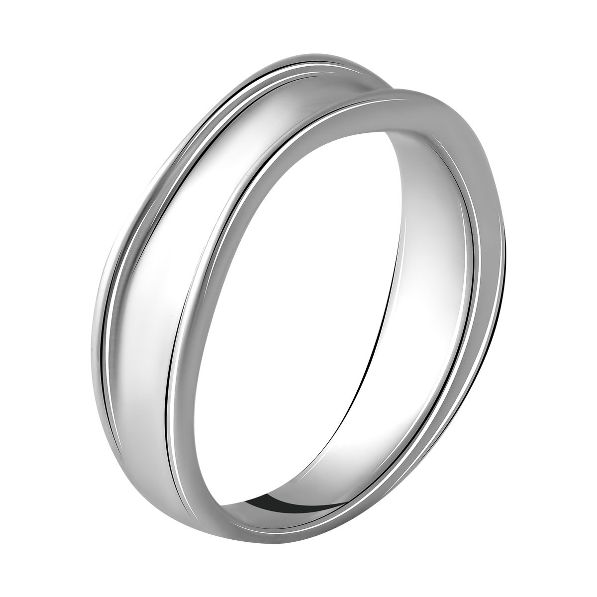 Серебряное кольцо SilverBreeze без камней (2056751) 18 размер
