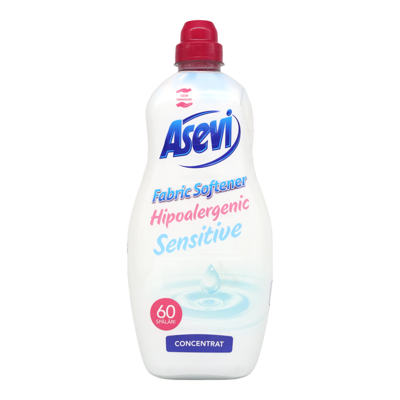 Кондиционер для стирки ASEVI Sensitive концентрированный гипоаллергенный 60 стирок 1,5 л