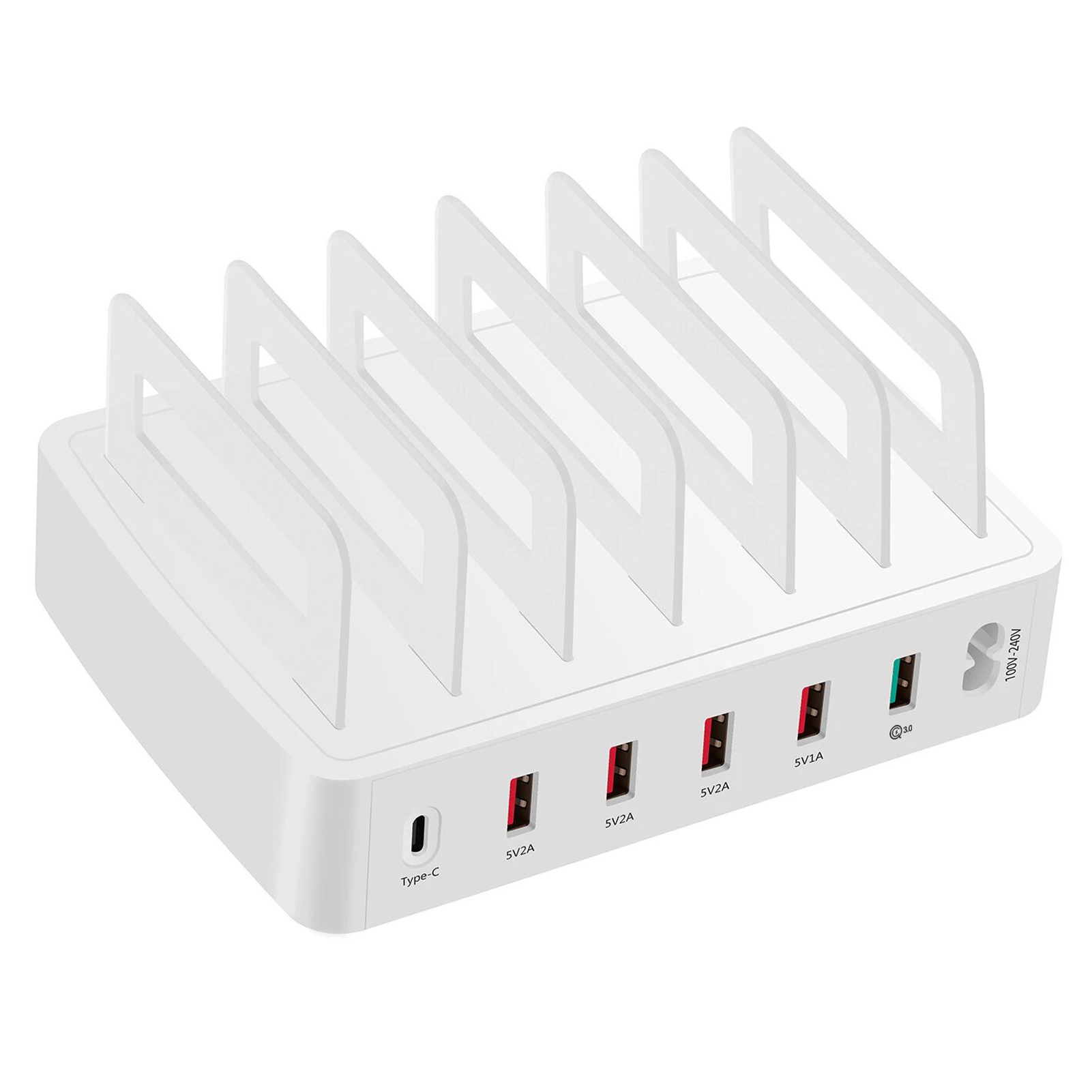 Мультизарядная док-станция с органайзером Digital Lion MCS-866T, 40W, на 6 USB портов