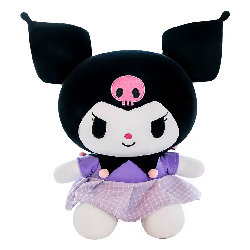 Мягкая игрушка плюшевая Hello Kitty аниме Куроми в фиолетовом платье 40 см Разноцветный (1007)