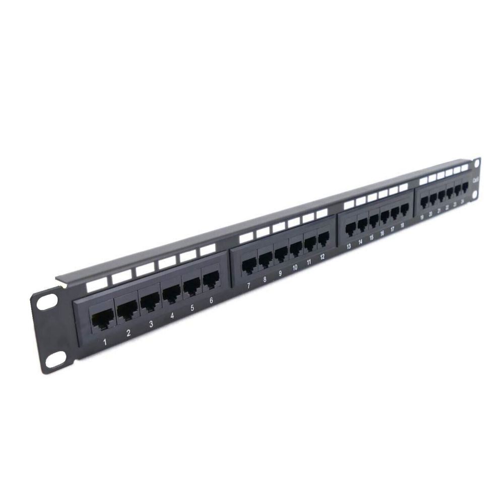 Патч-панель Hypernet 24 порта UTP кат. 5Е 19" PP-KUTP24-NM