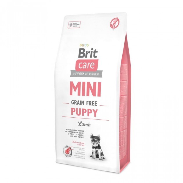 Сухий корм Brit Care GF Mini Puppy Lamb 2 kg (для цуценят та молодих собак мініатюрних порід)