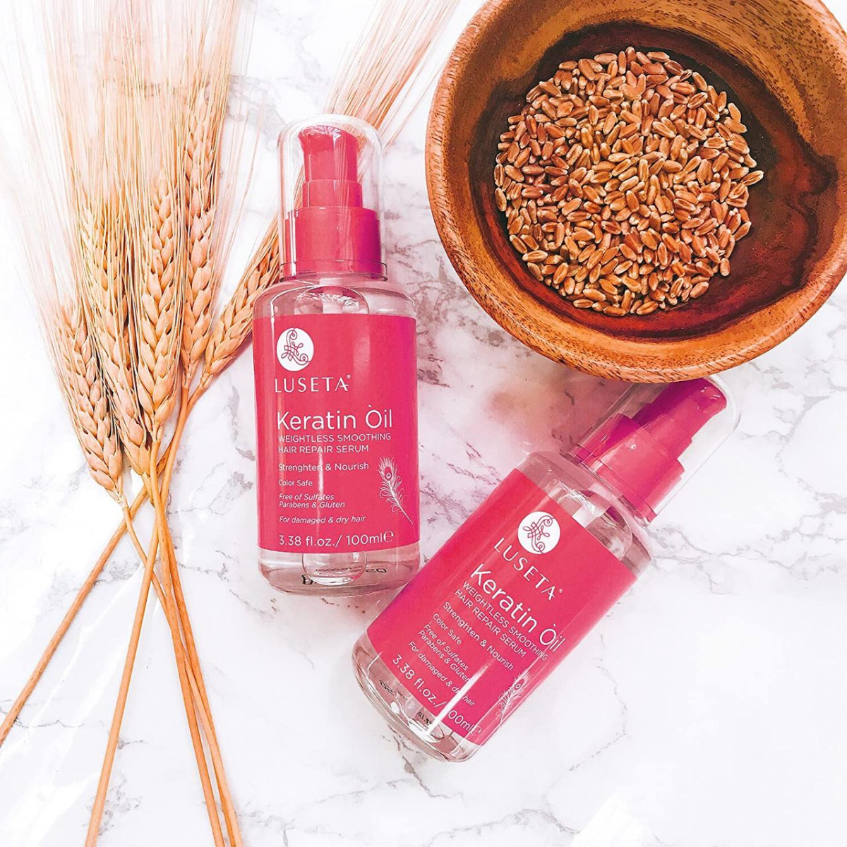 Олія для волосся з кератином Luseta Keratin Oil Hair Repair Serum 100 ml