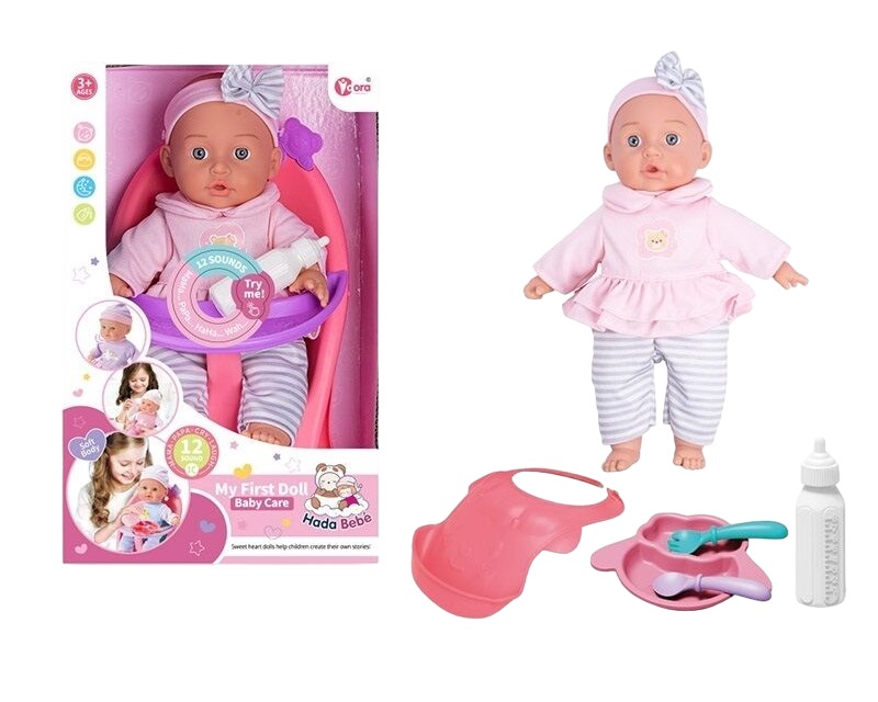 Пупс Dora Hada Bebe 30 см Розовый (149918)