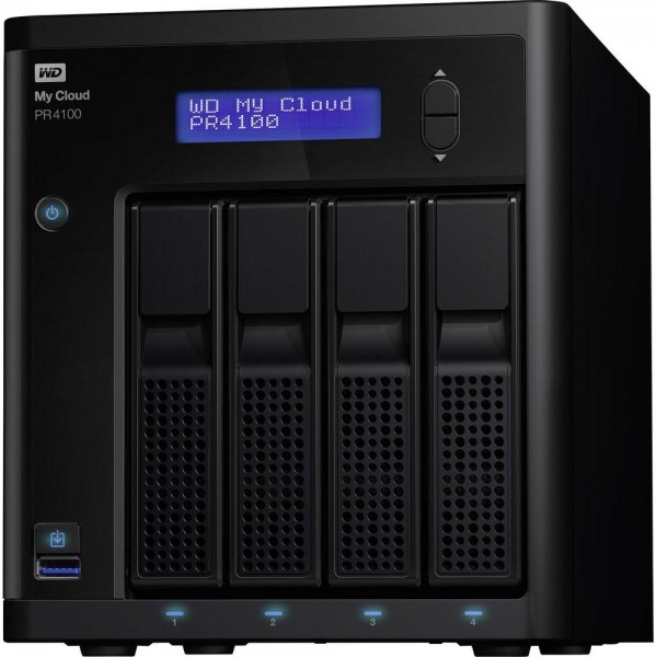 Мережеве сховище Western Digital My Cloud Pro Series PR4100 WDBNFA0000NBK-EESN 4х3.5 USB3.0 LAN External (F00147054)