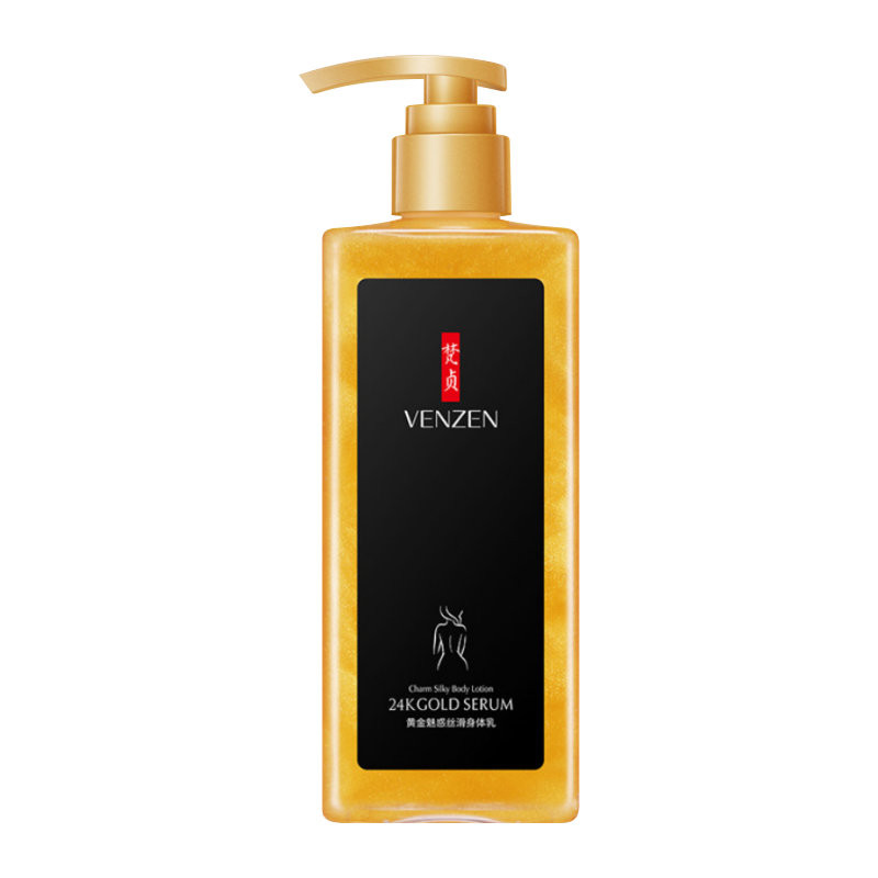Лосьон для тела с золотом Venzen 24k Gold Charm Silky Body Serum 250 мл
