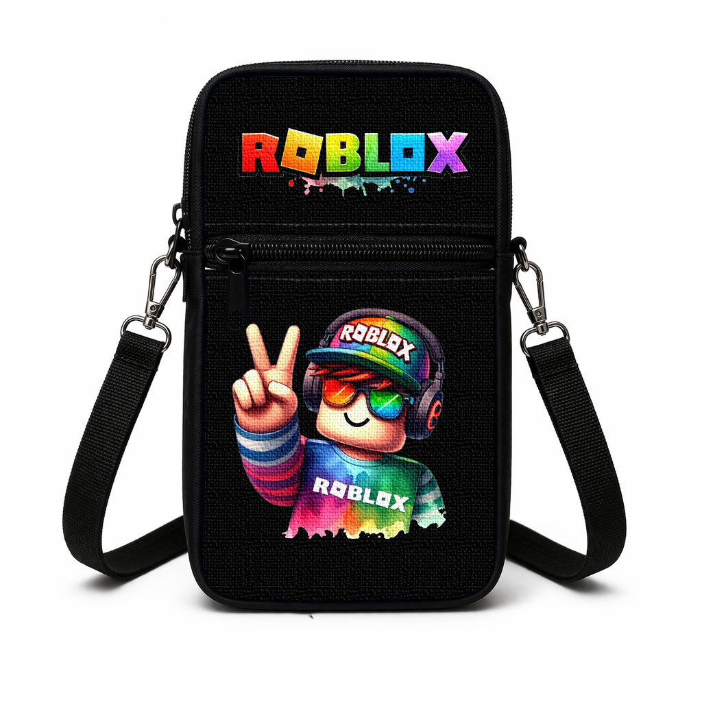 Дитяча сумка через плечо Roblox 19×10×5 см, різнокольорова