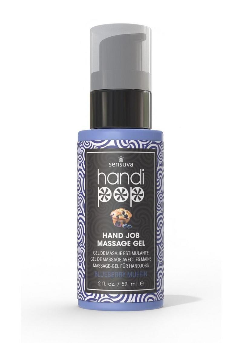 Гель для мануальных и оральных ласк Sensuva — Handipop Blueberry Muffin 59 мл SO9819