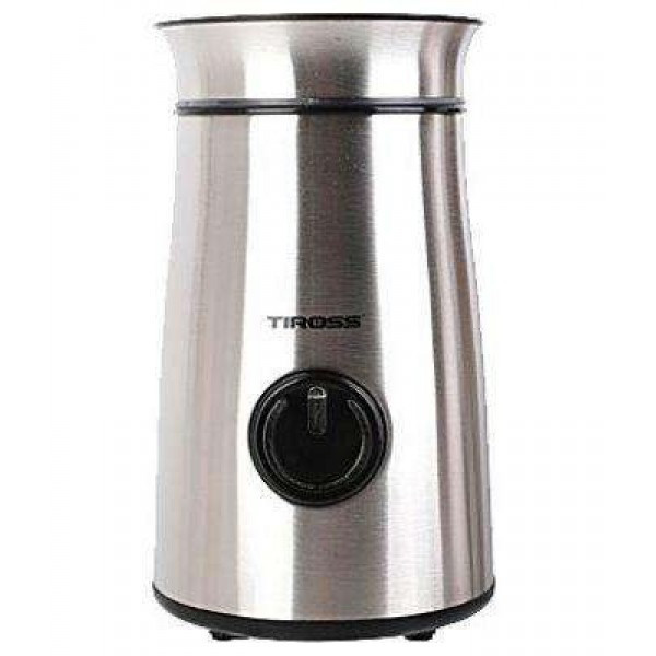 Электрическая кофемолка измельчитель Tiross TS-532 150W 50гр Steel (112465)
