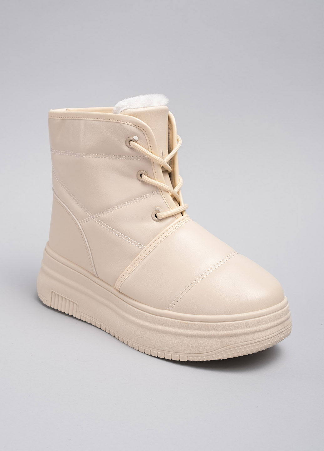 Дутыши женские 342536 р.41 (25,5) Fashion Бежевый