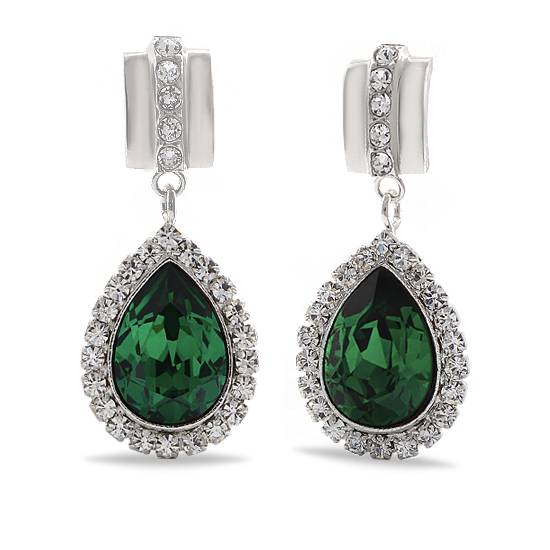 Сережки KOBI Hruska зі Swarovski (7440-3037-06-32)