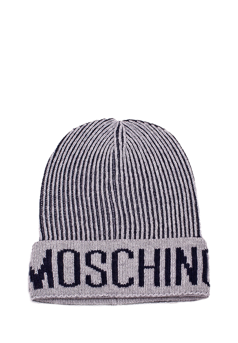 Чоловіча шапка Moschino 60051 Сіра (2900056551014)
