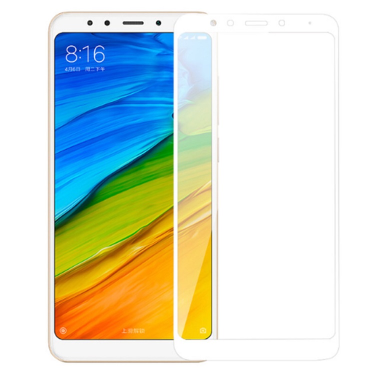 Защитное стекло Full Glue для Xiaomi Redmi 5 Plus White (PG-000437)