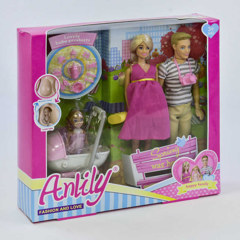 Игровой набор кукол Anlily Счастливая семья (2-99227-73959)