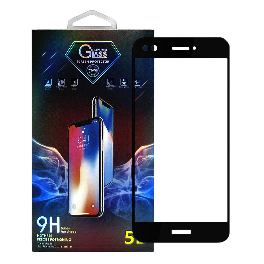 Захисне скло Premium Glass 5D Full Glue для Huawei Y6 Pro 2017/P9 Lite Mini Black (hub_ngYC79778)