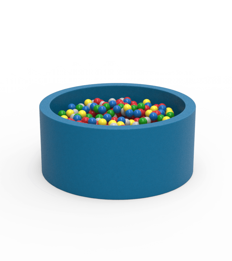 Сухой бассейн с шариками 250 шт KDG Lucky Круг (мебельная ткань) 0,9 х 0,9 х 0,4