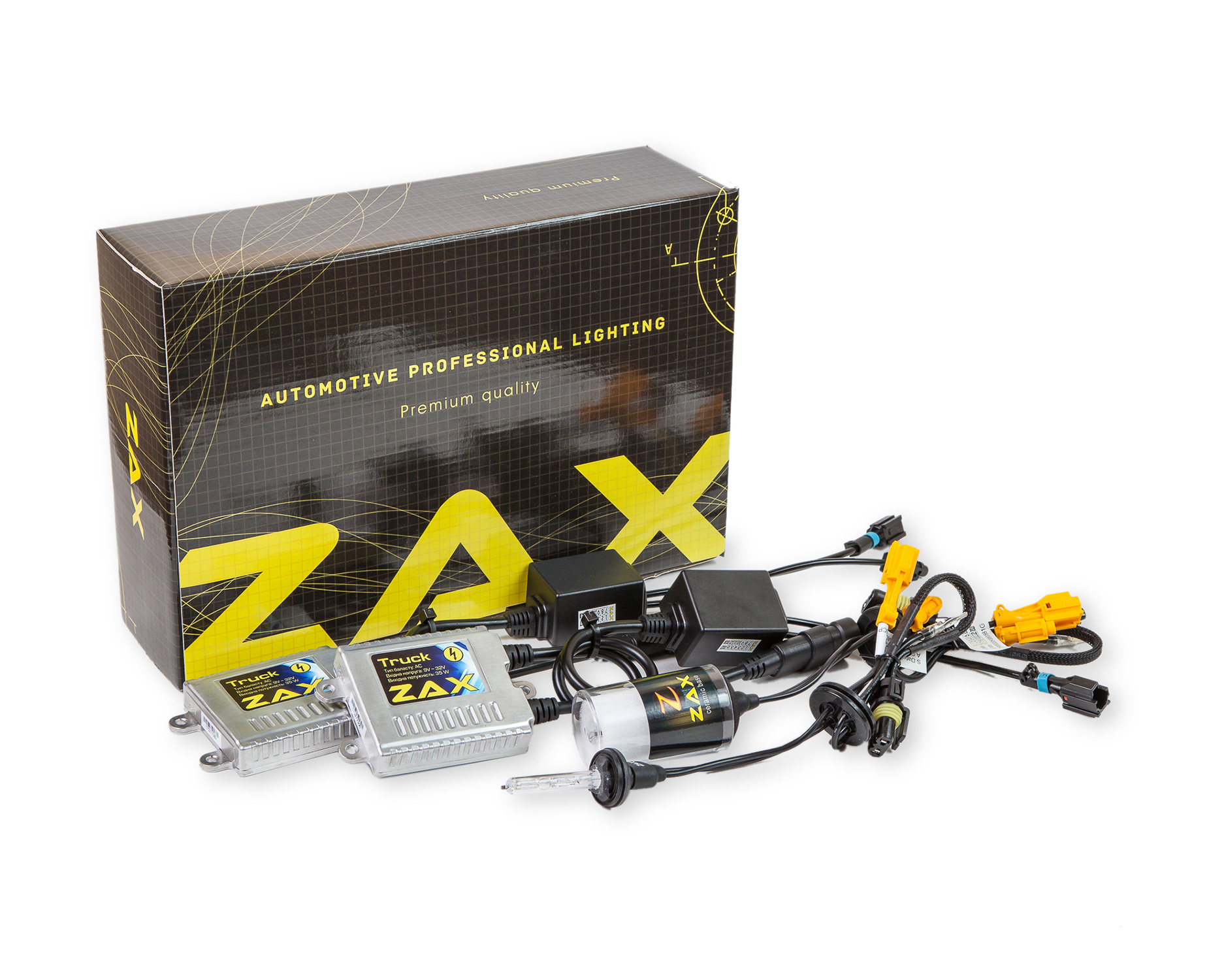 Комплект ксенона ZAX Truck 35W 9-32V H27 (880, 881) Ceramic 8000K