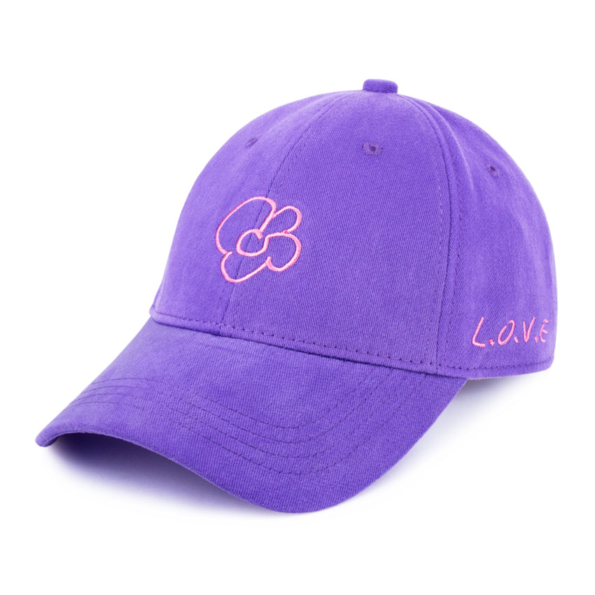 Бейсболка beani'qe Цветок Love One Size Лавандовый (27007)