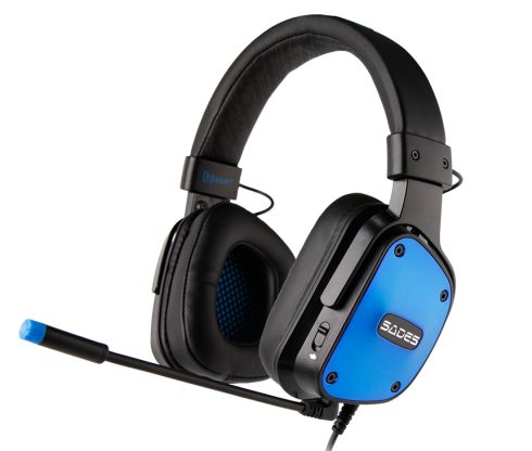 Гарнитура Sades SA-722 Dpower Black/Blue (sa722blj)