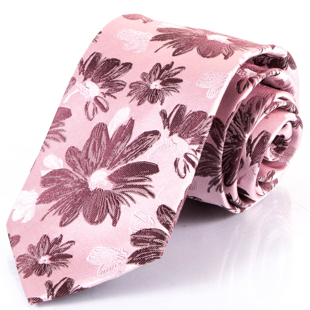 Краватка шовкова стандартна Schönau - 09 рожевий