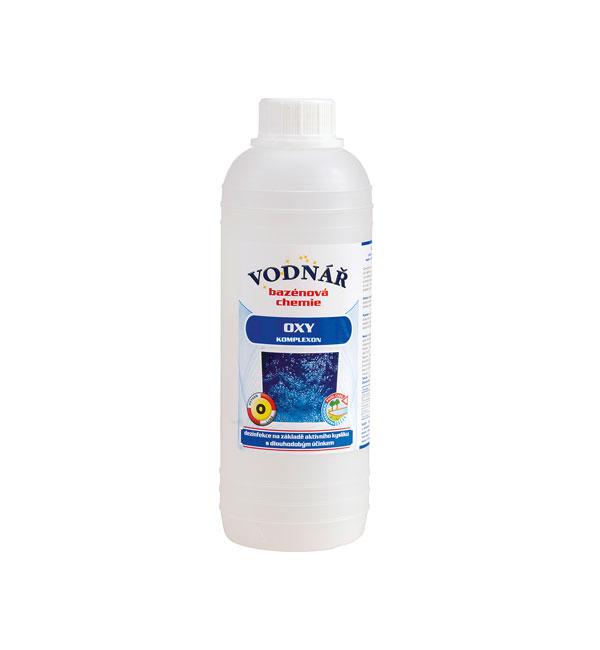 Комплексное средство для очистки воды в бассейне Оксикомплекс 1л Vodnar (перекись водорода 35%)