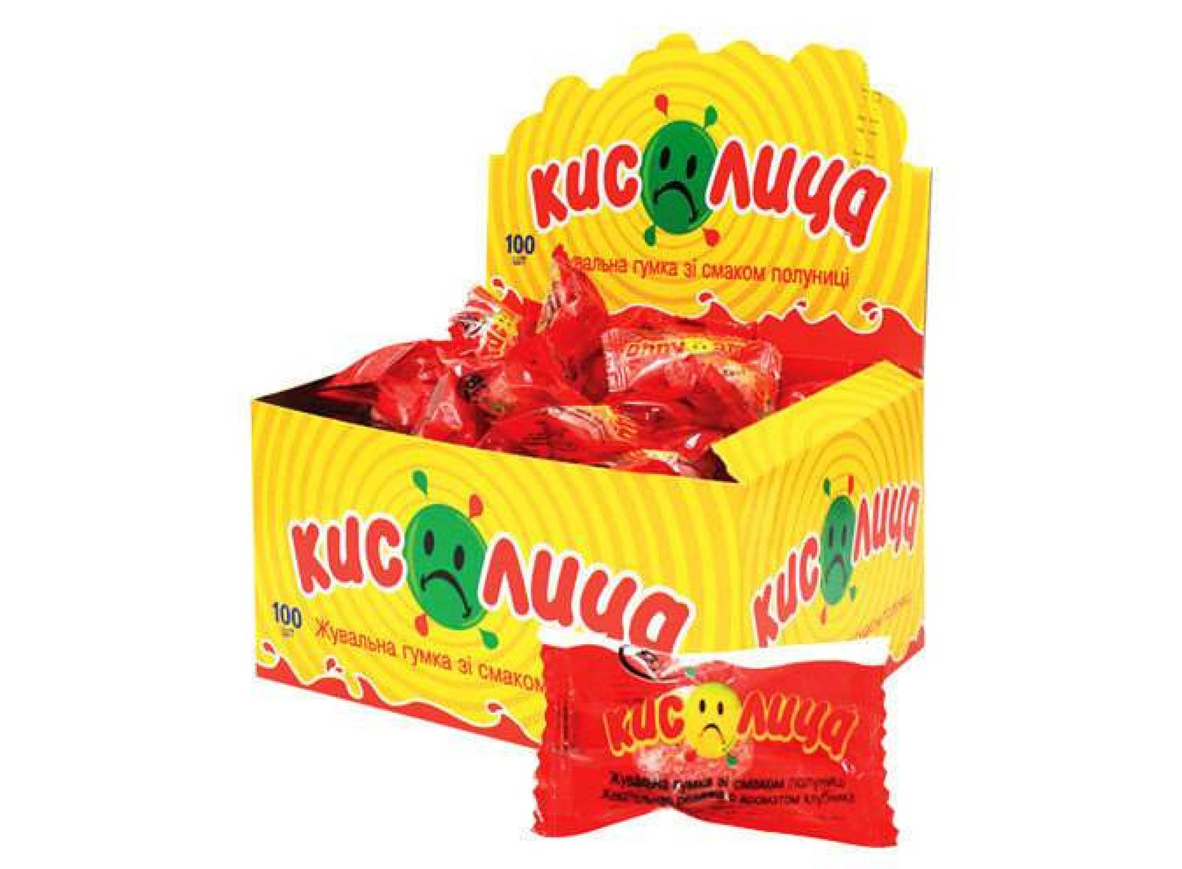 Блок жуйок Tutti Frutti Кислиця Полуниця 229-18425308