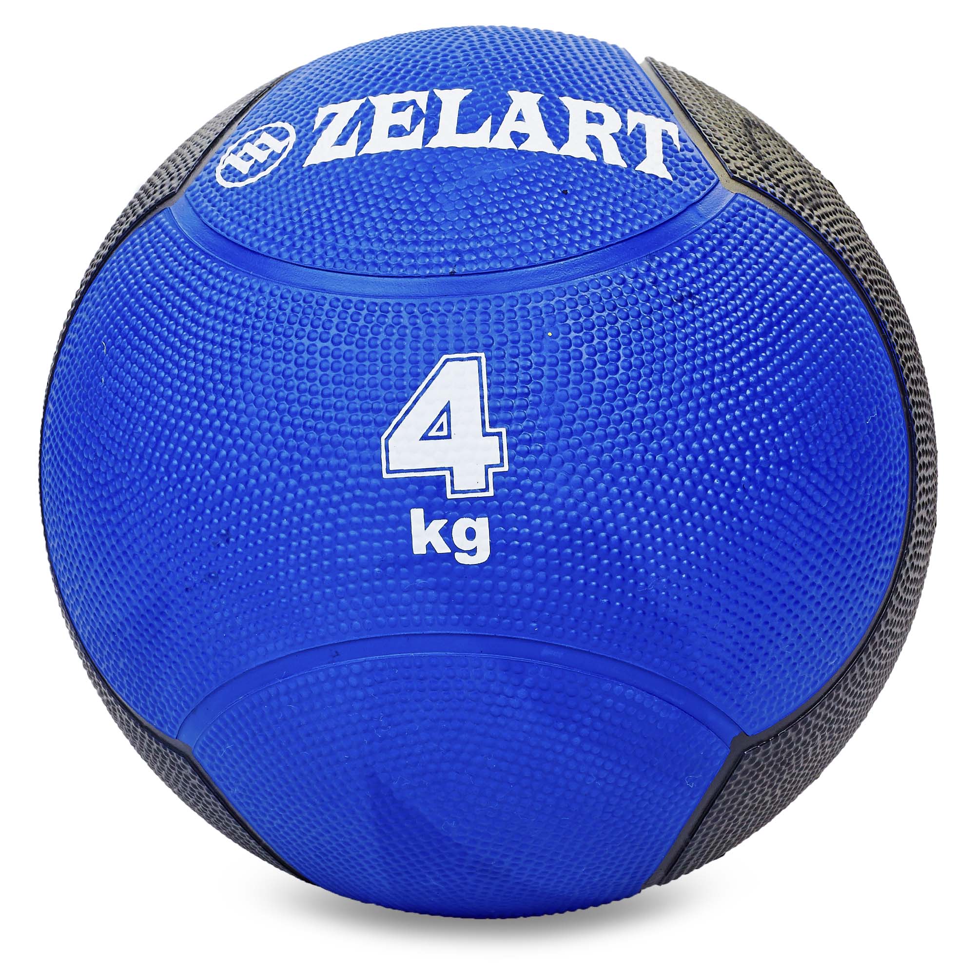 М'яч медичний Zelart FI-5121-4 4кг Синій Чорний