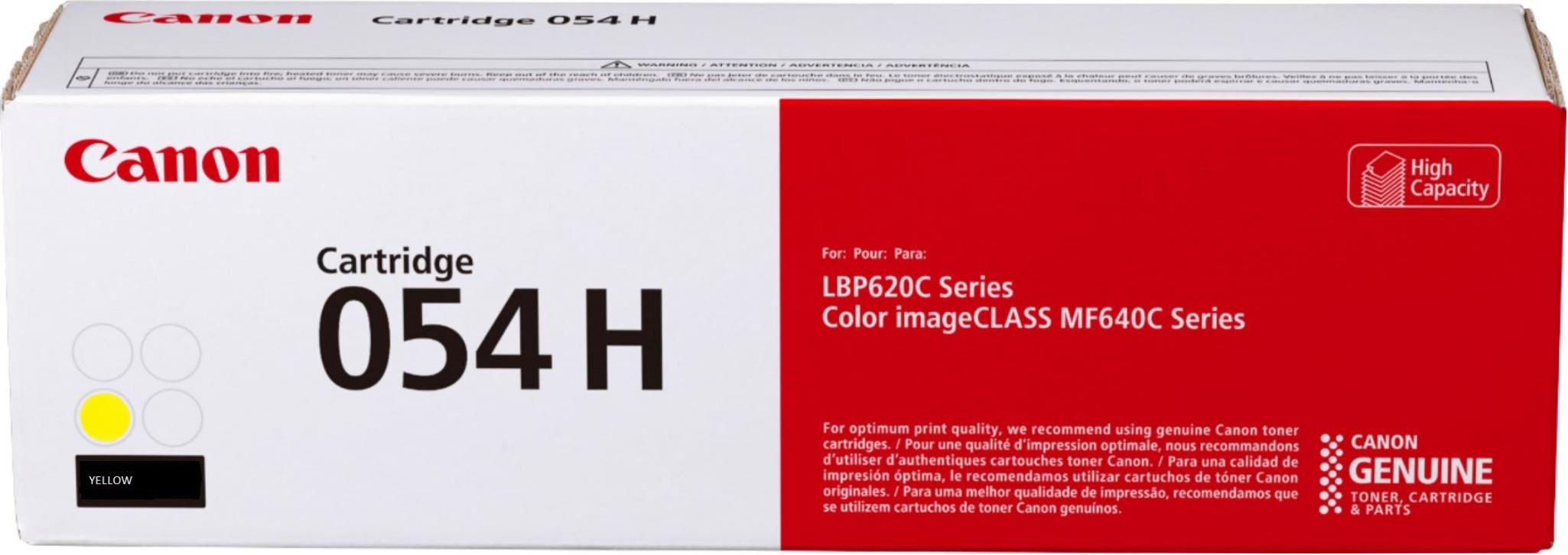 Картридж Canon CRG054HY Yellow (6519653)